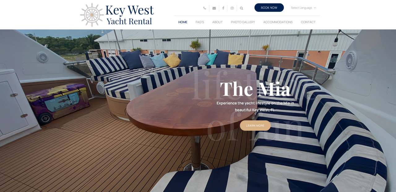 The Mia - Key West Yacht Rental & Charters